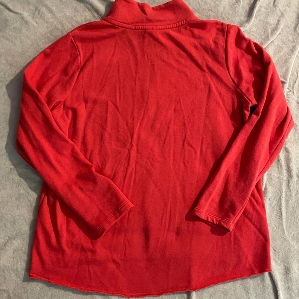 PINK Victoria’s Secret womens hot pink sweatshirt with zipper - Picture 2 of 3